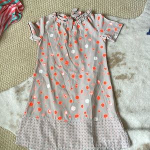 Girls neon splatter print dress